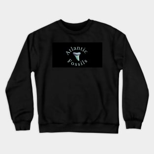 Black & Blue Atlantic Fossils Shark Tooth Print Crewneck Sweatshirt